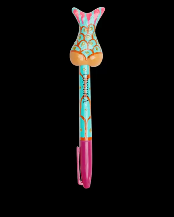 Pens & Markers^Consuela Aqua Mermaid Tail Marker