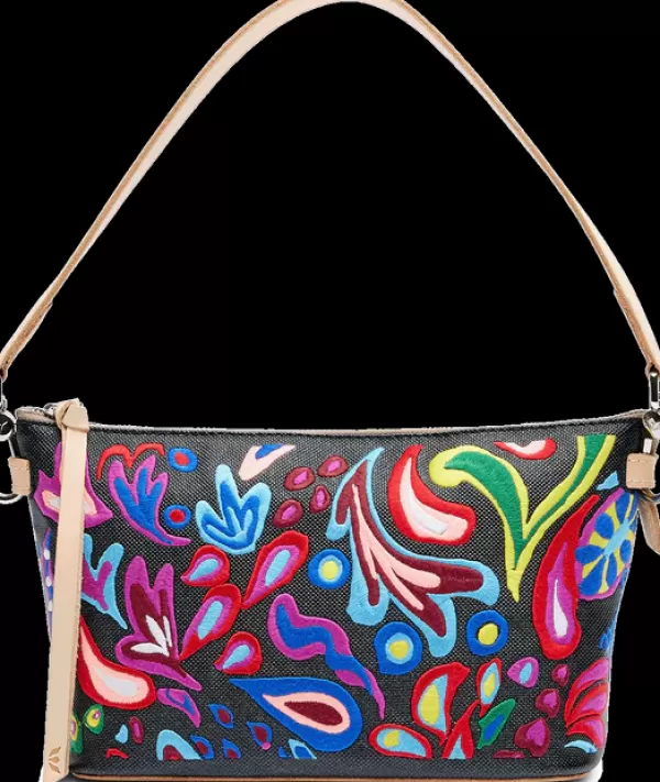 Clutches^Consuela Posh Embroidered Your Way Bag
