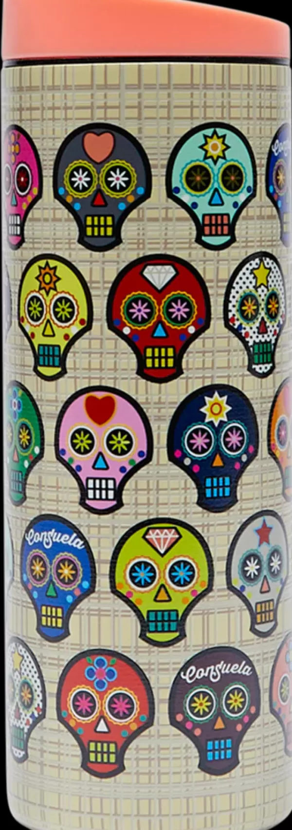 Drinkware^Consuela Sugar Skulls Flip Traveler