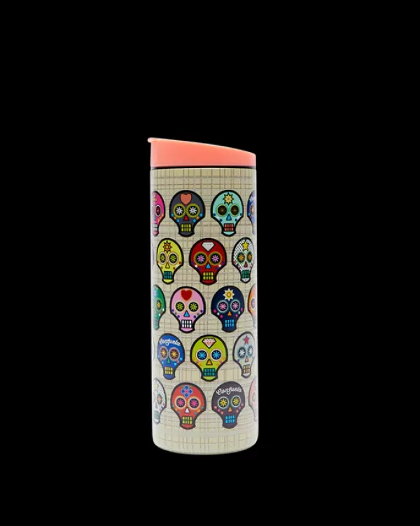 Drinkware^Consuela Sugar Skulls Flip Traveler